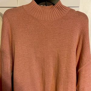 LC Lauren Conrad Women’s Mock Neck Tunic, Long Sleeve, 97% Polyester 3% Other